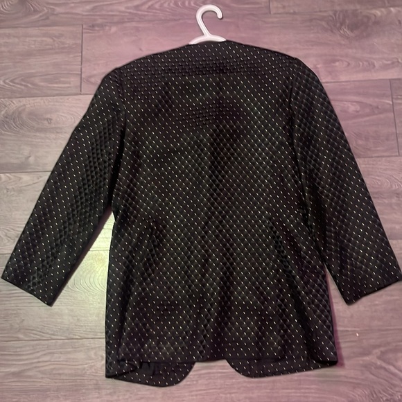 📼📼Vintage Black and gold dot blazer jacket - Picture 6 of 6